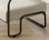 27"L Living room iron sofa chair, lazy individual chair, balcony leisure chair,Modern, Small Space, Easy Assembly( - Image 10