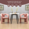 Contemporary Designed Velvet Fabric Upholstered Accent/Dining Chair /Barrel Side Chairs Kitchen Armchair for Living Room set of 2 - Image 17