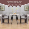 Contemporary Designed Velvet Fabric Upholstered Accent/Dining Chair /Barrel Side Chairs Kitchen Armchair for Living Room set of 2 - Image 19