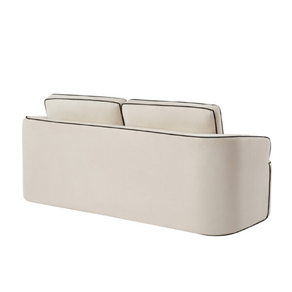 Integrated handrail double seating layout, saving space while comfortably accommodating 2 people, suitable for studio apartments, small living rooms or bedrooms, combining decoration andity