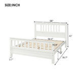 Wood Platform Bed with Headboard and Footboard - Image 8