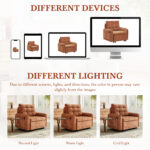 [NEW] 3-in-1 Sleeper Chair Bed, 80" Extra Long Pull Out Sleeping Lounge with USB Charging, Storage Pockets and Box, Tufted Design, Multi-Functional Chenille Single Sofa Bed for Living Room&Apartment - Image 5
