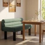 Upholstered Dining Bench, End of Bed, Entryway Bench, Ottoman for Dining Room, Bedroom, Living Room, Rubber Wood Leg 300 LBS Support - Image 9