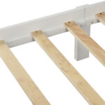 Wood Platform Bed with Headboard and Footboard - Image 4