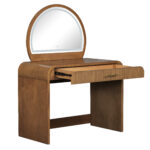 39" Makeup Vanity Table with Mirror Touch Screen Lighted Mirror, Dressing Table with Drawer for Bedroom - Image 14