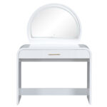 39" Makeup Vanity Table with Mirror Touch Screen Lighted Mirror, Dressing Table with Drawer for Bedroom - Image 30