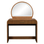 39" Makeup Vanity Table with Mirror Touch Screen Lighted Mirror, Dressing Table with Drawer for Bedroom - Image 12