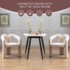 Contemporary Designed Velvet Fabric Upholstered Accent/Dining Chair /Barrel Side Chairs Kitchen Armchair for Living Room set of 2 - Image 5