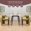 Contemporary Designed Velvet Fabric Upholstered Accent/Dining Chair /Barrel Side Chairs Kitchen Armchair for Living Room set of 2 - Image 14