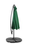 Best Choice Products 10ft Offset Hanging Market Patio Umbrella w/Easy Tilt Adjustment, Polyester Shade, 8 Ribs for Backyard, Poolside - Image 3