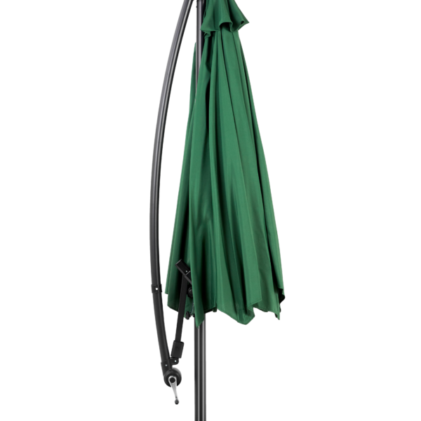 Best Choice Products 10ft Offset Hanging Market Patio Umbrella w/Easy Tilt Adjustment, Polyester Shade, 8 Ribs for Backyard, Poolside