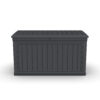 230 Gallon Large Outdoor Storage XXL Deck Box for Patio Furniture, Outdoor Cushions, Garden Tools and Sports/Pools Equipment, Waterproof Resin, Lockable, Black - Image 12