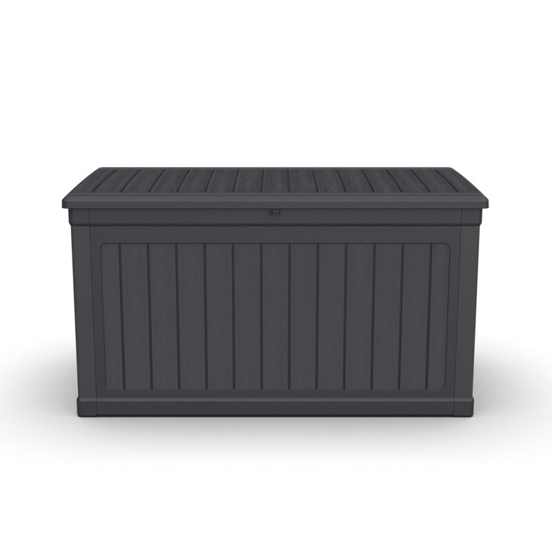 230 Gallon Large Outdoor Storage XXL Deck Box for Patio Furniture, Outdoor Cushions, Garden Tools and Sports/Pools Equipment, Waterproof Resin, Lockable, Black - Image 12