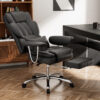 Office Chair, Big and Tall Executive Office Chair with Footrest, Leather Computer Chair, Ergonomic Reclining Chair High Back, Large Home Office Chair - Image 3