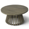 Acacia Wood Patio Coffee Table - Image 6