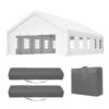 20x32 FT Party Tent with 3 Storage Bags & Removable Sidewalls, Outdoor Canopy Gazebo for Carport Camping Garden Wedding BBQ Commercial - Image 9