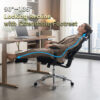 Ergonomic Home Office Desk Chair with Massage Lumbar Support,4D Headrest & 5D Armrests, Adjustable Back High and Seat Depth(Black) - Image 7