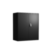 Metal Storage Cabinet with 2 Doors and 2 Shelves, Lockable Steel Storage Cabinet for Office, Garage, Warehouse - Image 9