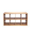 Smart Cube 8-Cube Organizer Storage with Opened Back Shelves,2 X 4 Cube Bookcase Book Shleves for Home, Office ,Walnut Color - Image 7