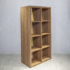 Smart Cube 8-Cube Organizer Storage with Opened Back Shelves,2 X 4 Cube Bookcase Book Shleves for Home, Office ,Walnut Color - Image 5