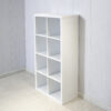 Smart Cube 8-Cube Organizer Storage with Opened Back Shelves,2 X 4 Cube Bookcase Book Shleves for Home, Office ,Walnut Color - Image 12
