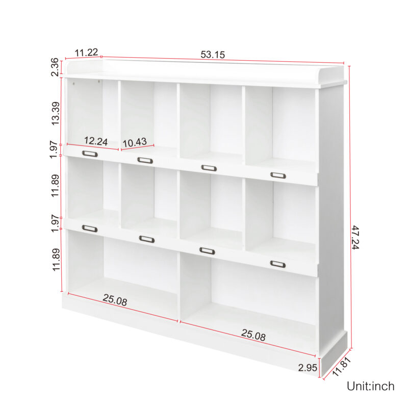 10-shelf Bookcase - Image 12