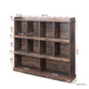 10-shelf Bookcase - Image 5