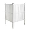 Privacy Screen Panels Kit Air Conditioner Trash Can Enclosure Vinyl white color - Image 16