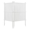Privacy Screen Panels Kit Air Conditioner Trash Can Enclosure Vinyl white color - Image 6