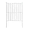 Privacy Screen Panels Kit Air Conditioner Trash Can Enclosure Vinyl white color - Image 9
