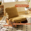 Comfortable Glider Rocking Chair, High-Quality Upholstery Glider Chair, Solid Wood Frame, Perfect for Multiple Settings Accent Reading Chair for Bedroom,Living Room,Nursery - Image 7