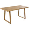 U_Style Multi-person Outdoor Acacia Wood Dining Table and Chair Set, Thick Cushions, Suitable for Balcony, Vourtyard, and Garden - Image 9