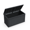 230 Gallon Large Outdoor Storage XXL Deck Box for Patio Furniture, Outdoor Cushions, Garden Tools and Sports/Pools Equipment, Waterproof Resin, Lockable, Black - Image 11