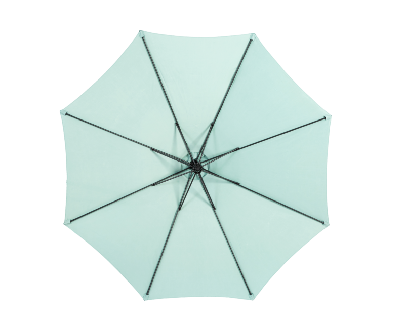 Best Choice Products 10ft Offset Hanging Market Patio Umbrella w/Easy Tilt Adjustment, Polyester Shade, 8 Ribs for Backyard, Poolside - Image 15