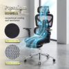 Ergonomic Home Office Desk Chair with Massage Lumbar Support,4D Headrest & 5D Armrests, Adjustable Back High and Seat Depth(Black) - Image 6