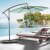 Best Choice Products 10ft Offset Hanging Market Patio Umbrella w/Easy Tilt Adjustment, Polyester Shade, 8 Ribs for Backyard, Poolside - Image 17