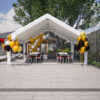 20x20 FT Party Tent with 2 Storage Bags & Removable Sidewalls, Outdoor Canopy Gazebo for Carport Camping Garden Wedding BBQ Commercial - Image 12