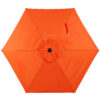 10FT Patio Umbrella, Outdoor Market Yard Umbrella, Sun Shade Umbrella with Push Button Tilt and Crank Mechanism for Garden, Deck, Pool and Backyard, Not Include Umbrella Base - Image 6
