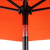 10FT Patio Umbrella, Outdoor Market Yard Umbrella, Sun Shade Umbrella with Push Button Tilt and Crank Mechanism for Garden, Deck, Pool and Backyard, Not Include Umbrella Base - Image 5