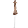 10FT Patio Umbrella, Outdoor Market Yard Umbrella, Sun Shade Umbrella with Push Button Tilt and Crank Mechanism for Garden, Deck, Pool and Backyard, Not Include Umbrella Base - Image 28