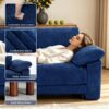 Oversized L Shaped Sectional Couch for Living Room, Extra Large Deep Seat Modular Sectional Sofa with Washable Covers, Modern Cloud Couch for Apartment, Bedroom, Blue - Image 5
