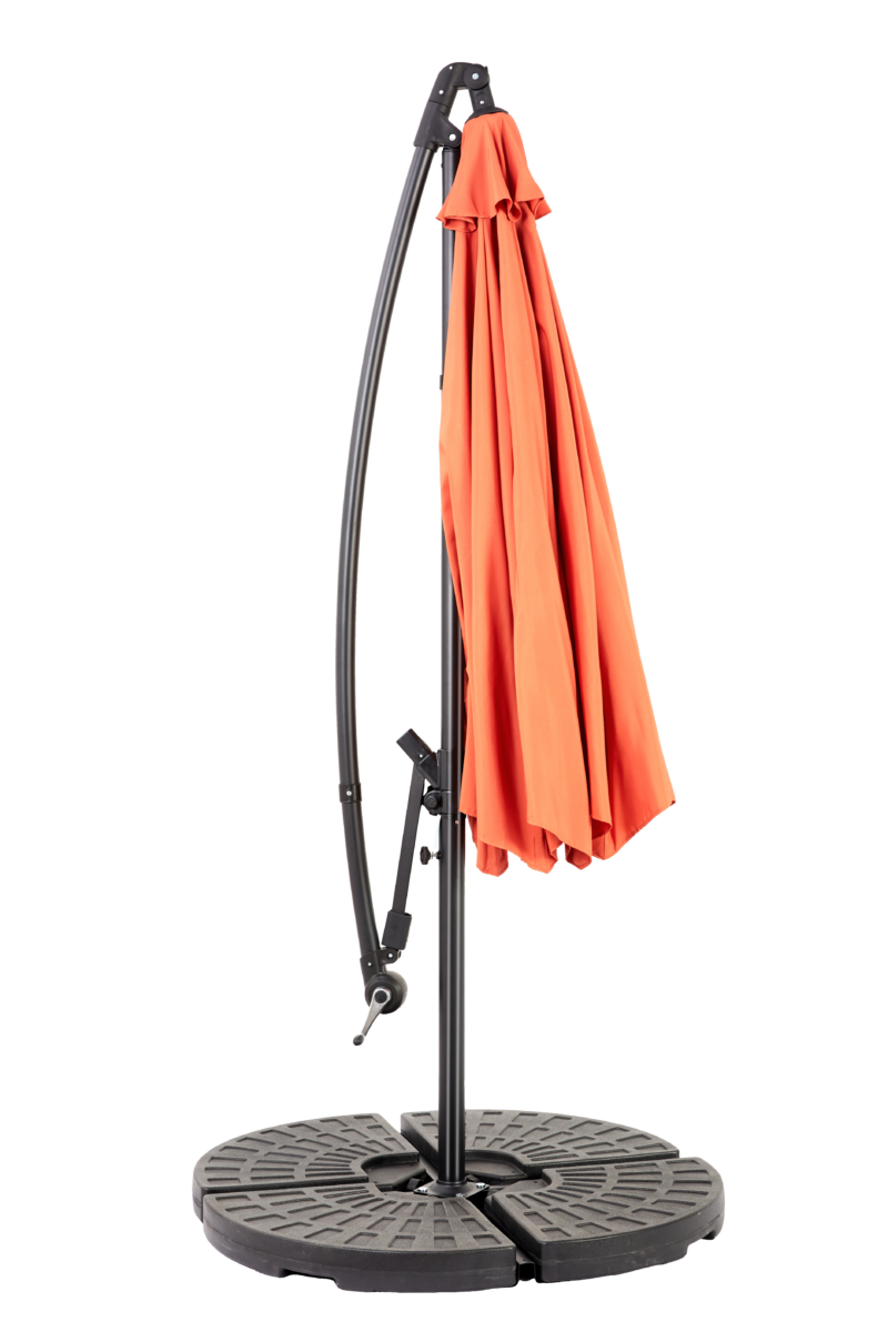 Best Choice Products 10ft Offset Hanging Market Patio Umbrella w/Easy Tilt Adjustment, Polyester Shade, 8 Ribs for Backyard, Poolside - Image 20
