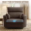 Oversized Power Recliner Chair with USB, Extra Wide 32.7" Seat for Big & Tall Adults, 400-550 lbs Capacity Lounge Chair for Living Room - Image 6