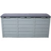 All Weather UV Pool Deck Box Storage Shed Bin Backyard Patio Outdoor w/ Wheel,75 Gallon Resin Deck Box-Organization and Storage for Patio Furniture Outdoor Cushions,Garden Tools and Pool Toys - Image 7