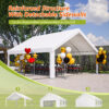 20x20 FT Party Tent with 2 Storage Bags & Removable Sidewalls, Outdoor Canopy Gazebo for Carport Camping Garden Wedding BBQ Commercial - Image 10