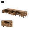 78" TV Stand for 85 75 65 Inch TV, TV Consoles for Living Room, Entertainment Center Wood TV Media with Storage - Image 5
