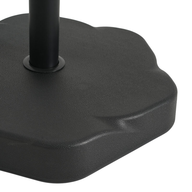 Hex Shape Outdoor 65-pound Black Umbrella Base - Image 7