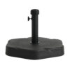 Hex Shape Outdoor 65-pound Black Umbrella Base - Image 4