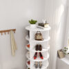 new 360 Rotating shoe cabinet 7 layers Holds Up to 28 Paris of Shoes - Image 7