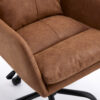 Artificial leather, PU leather, black base, adjustable in height, suitable for office, bedroom, dressing table and other environments. An office chair - Image 3